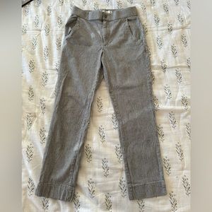 Hollister Pinstriped Stretch Crop Taper Pant